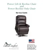 ultracomfort Power Recline UC551-L Service Manual preview