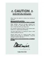 Preview for 24 page of ultracomfort Stellar Comfort UC550-L Owner'S Manual And Warranty