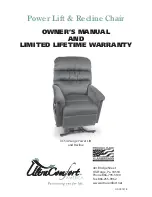 ultracomfort UC214 Owner'S Manual And Warranty preview
