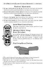 Preview for 14 page of ultracomfort UC490 Owner'S Manual