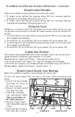 Preview for 16 page of ultracomfort UC490 Owner'S Manual