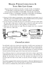 Preview for 8 page of ultracomfort UC559 Owner'S Manual