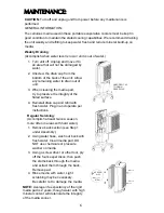 Preview for 6 page of UltraCOOL CP70 Use & Care Manual