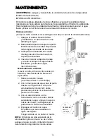 Preview for 16 page of UltraCOOL CP70 Use & Care Manual