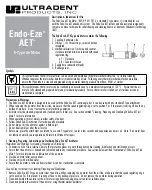 Preview for 1 page of Ultradent Products 1178 Manual