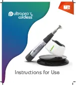 Ultradent Ultrapro TX Cordless Instructions For Use Manual предпросмотр