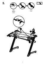 Предварительный просмотр 5 страницы Ultradesk SPACE BK Assembly Instructions Manual