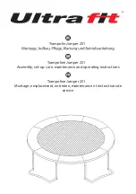 Preview for 1 page of UltraFit Jumper 251 Assembly, Set-Up, Care, Maintenance And Operating Instructions