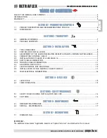 Preview for 3 page of Ultraflex B 501 Installation And Maintenance Manual