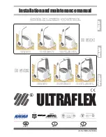 Ultraflex B 502 Installation And Maintenance Manual preview