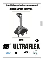 Preview for 1 page of Ultraflex B505 Installation And Maintenance Manual