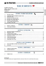 Preview for 3 page of Ultraflex INTEGRA UC120 Installation And Maintenance Manual