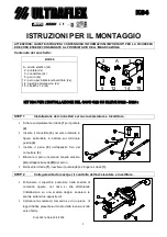 Preview for 1 page of Ultraflex K65 Installation Instructions Manual