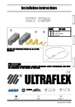 Preview for 7 page of Ultraflex K65 Installation Instructions Manual