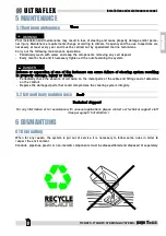 Preview for 11 page of Ultraflex T73NRFC Installation And Maintenance Manual