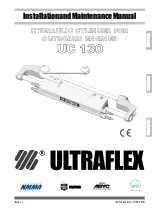 Preview for 1 page of Ultraflex UC130-SVS Installation And Maintenance Manual