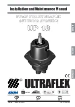 Ultraflex UP 18 Installation And Maintenance Manual preview