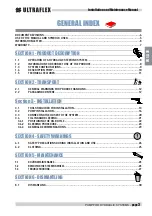 Preview for 3 page of Ultraflex UP 18 Installation And Maintenance Manual