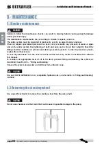 Preview for 26 page of Ultraflex UP 18 Installation And Maintenance Manual