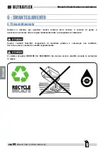 Preview for 60 page of Ultraflex UP 18 Installation And Maintenance Manual