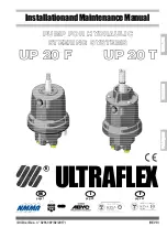 Preview for 1 page of Ultraflex UP 20 F Installation And Maintenance Manual