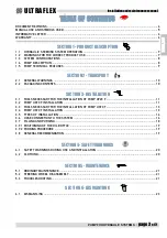 Preview for 3 page of Ultraflex UP 20 F Installation And Maintenance Manual