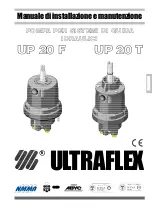 Preview for 25 page of Ultraflex UP 20 F Installation And Maintenance Manual