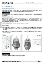 Preview for 34 page of Ultraflex UP 20 F Installation And Maintenance Manual