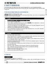 Preview for 21 page of Ultraflex UP 56 Installation And Maintenance Manual