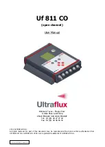 Preview for 1 page of Ultraflux Uf 811 CO User Manual