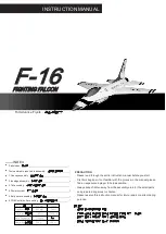 Preview for 1 page of Ultrafly FIGHTING FALCON Instruction Manual