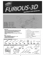 Ultrafly Furios-3D Instruction Manual preview