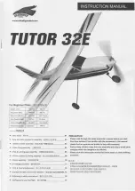 Preview for 1 page of Ultrafly TUTOR 32E Instruction Manual