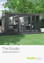 Ultraframe Gardenrooms The Studio Installation Manual preview