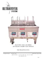 ULTRAFRYER Systems Ultrastat 11 Operating Instructions Manual предпросмотр