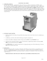 Preview for 9 page of ULTRAFRYER F-P20-18 Operation Instructions Manual