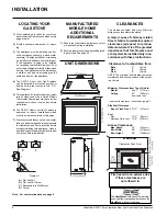 Preview for 6 page of UltraGlow G33R Owners & Installation Manual