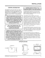 Предварительный просмотр 5 страницы UltraGlow S430-LP and Installation And Operating Instructions Manual