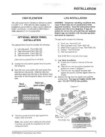 Предварительный просмотр 9 страницы UltraGlow S430-LP and Installation And Operating Instructions Manual