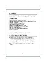 Preview for 9 page of Ultrak KC450xMP Instruction Manual