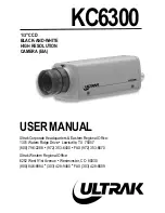 Preview for 1 page of Ultrak KC6300 User Manual