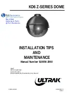 Ultrak KD6 Z-SERIES Installation Tips And Maintenance preview