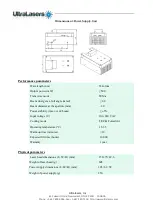 Preview for 3 page of UltraLasers CST-L-532-500mW User Manual