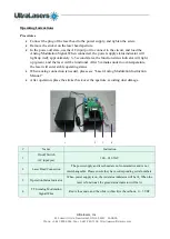 Preview for 4 page of UltraLasers CST-L-532-500mW User Manual