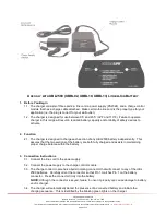 Preview for 4 page of Ultralife CH0002 Operation Manual