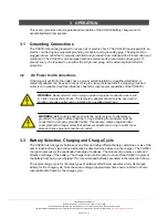 Preview for 10 page of Ultralife CH0003 Operation Manual