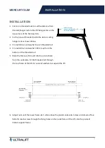 Предварительный просмотр 7 страницы UltraLift MERCURY SLIM Product Manual