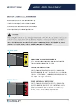 Предварительный просмотр 12 страницы UltraLift MERCURY SLIM Product Manual