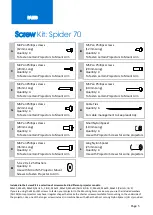 Preview for 5 page of UltraLift Spider 70 Product Manual