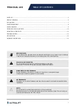 Preview for 2 page of UltraLift TITAN TTN-000 Product Manual